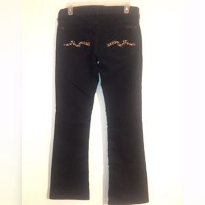 7FAMK 7 For All Mankind Jeans, Leopard Swarovski